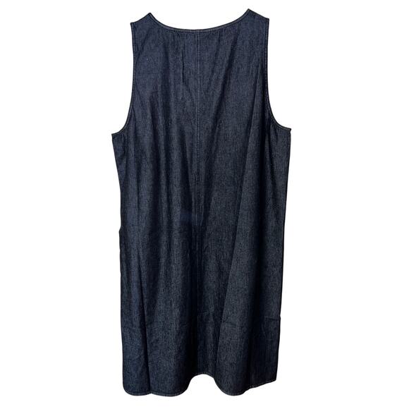 Vintage Quacker Factory Dress Womens 2X Maxi Denim Snowman Teacher Angel QVC - Picture 6 of 10